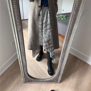 Floral Gray Skirt